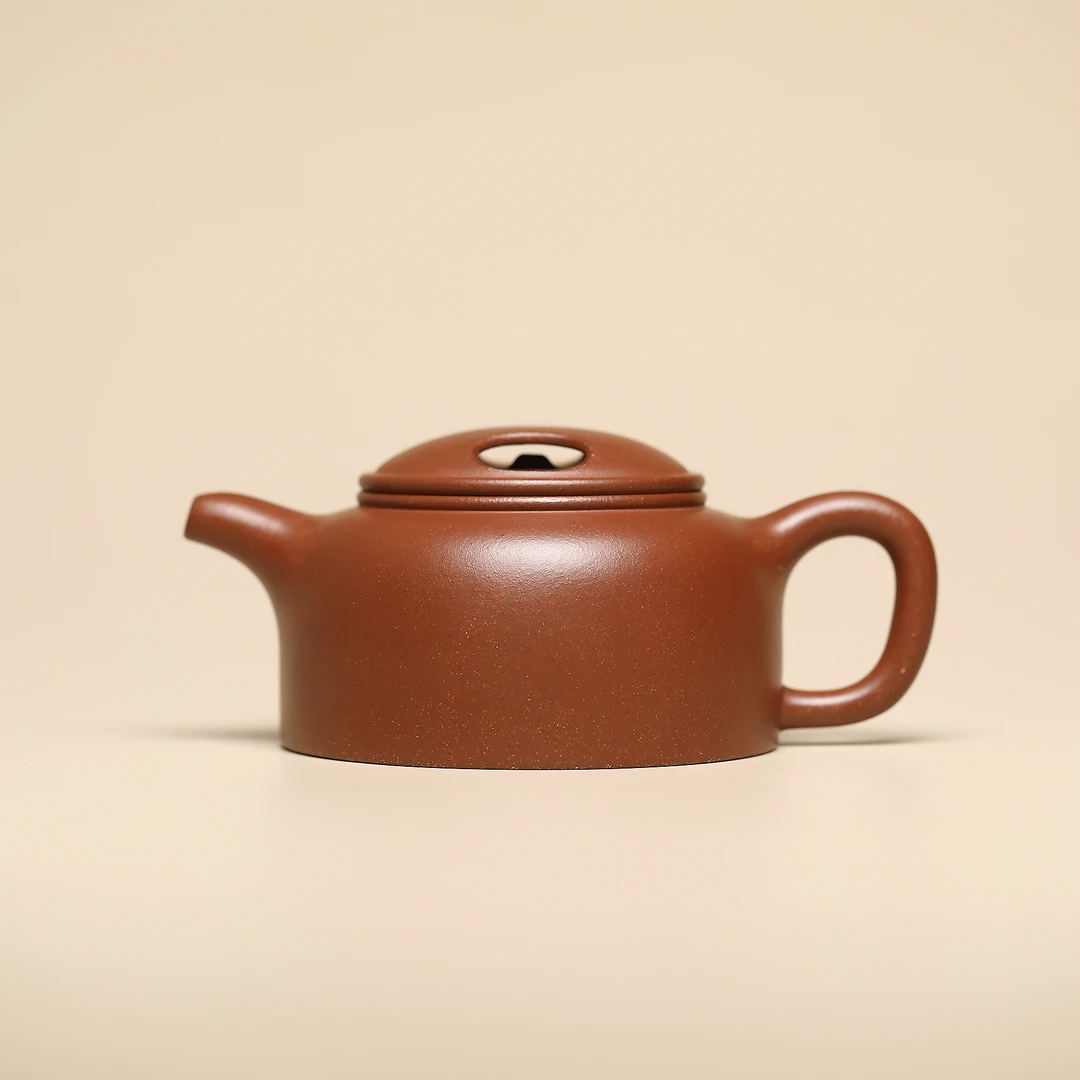 JCY-0481正品手工季畅园牛盖莲子王腾飞底槽清290cc宜兴紫砂茶壶