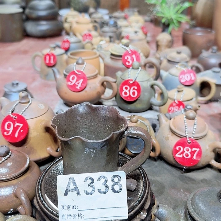 喵***5茶壶紫砂坭兴陶柴烧