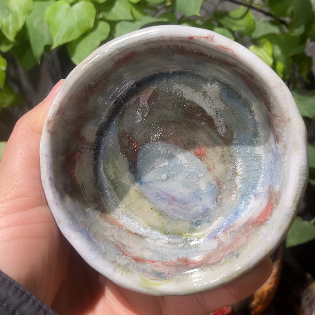 微瑕特价手捏小碗直径9厘米