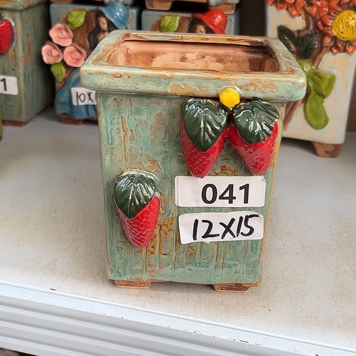 紫砂花盆粗陶材质多肉花盆