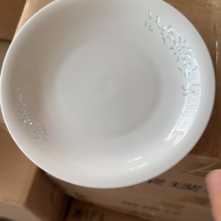 青瓷景德镇陶瓷白色缠枝莲