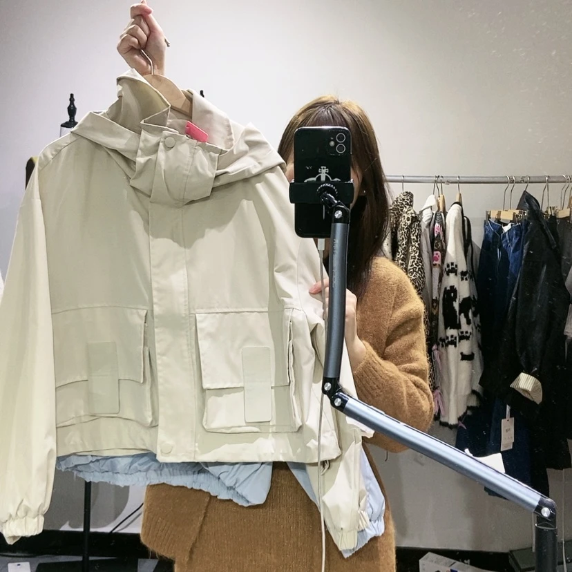 【闪购商品】米白外套