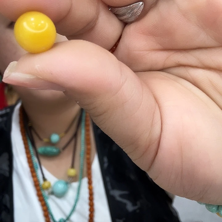 未镶嵌吊坠(不含链)蜜蜡暗**参