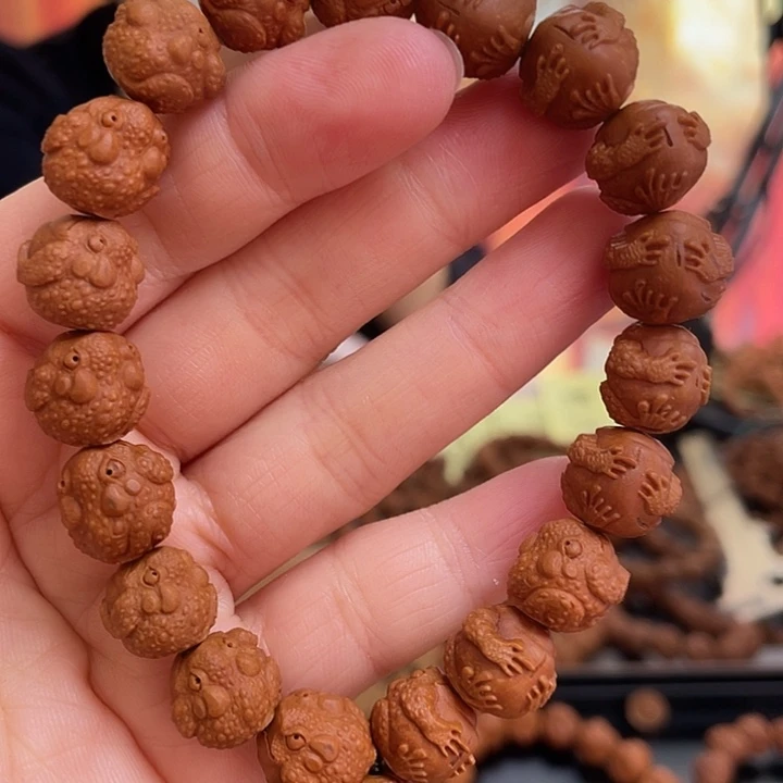 手串/手链橄榄核龙纹桃核