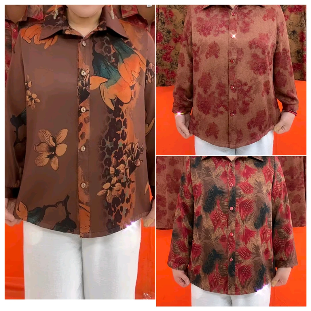 216#新款不定位洋气百搭不定位花色妈妈开衫