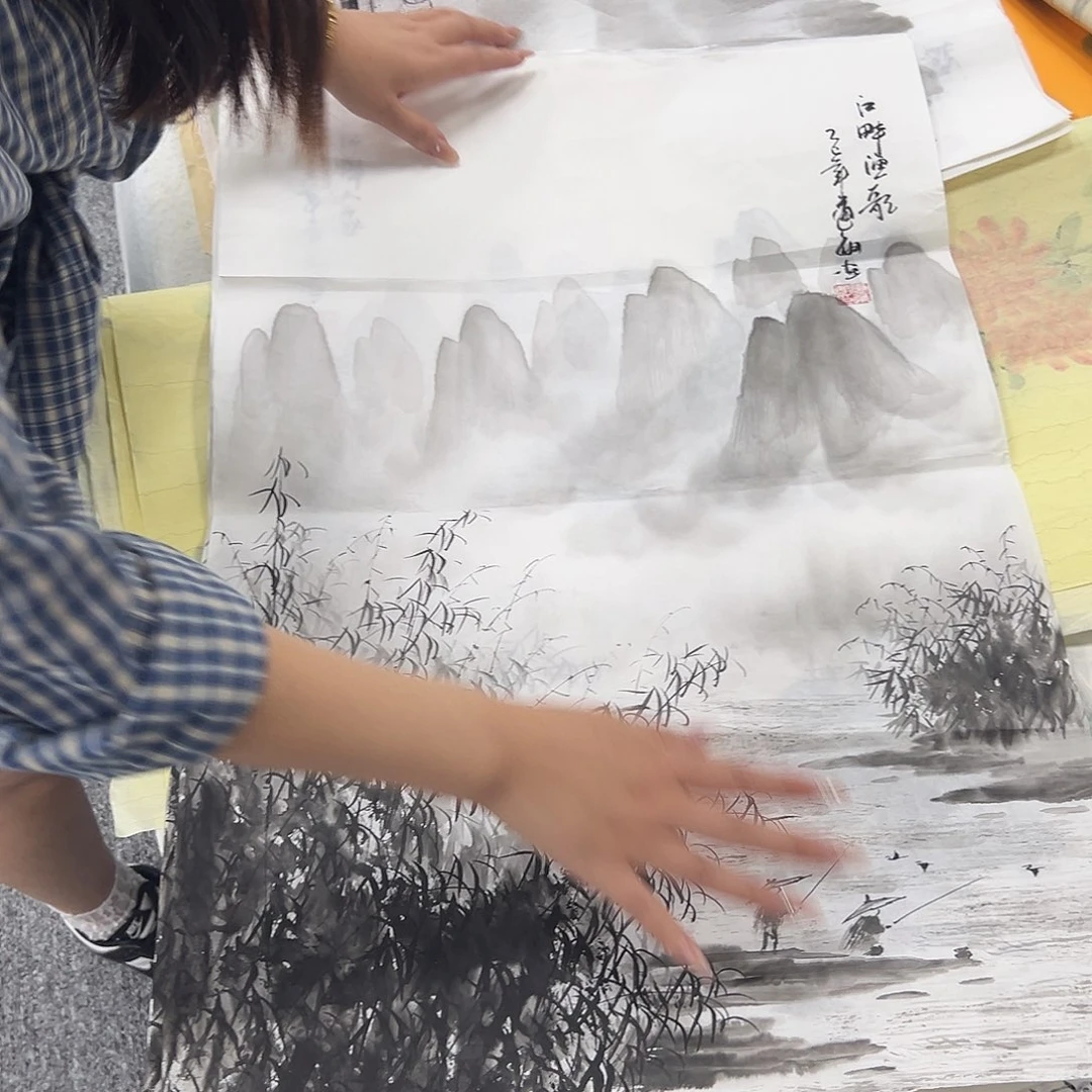 国画纯手绘字画教程