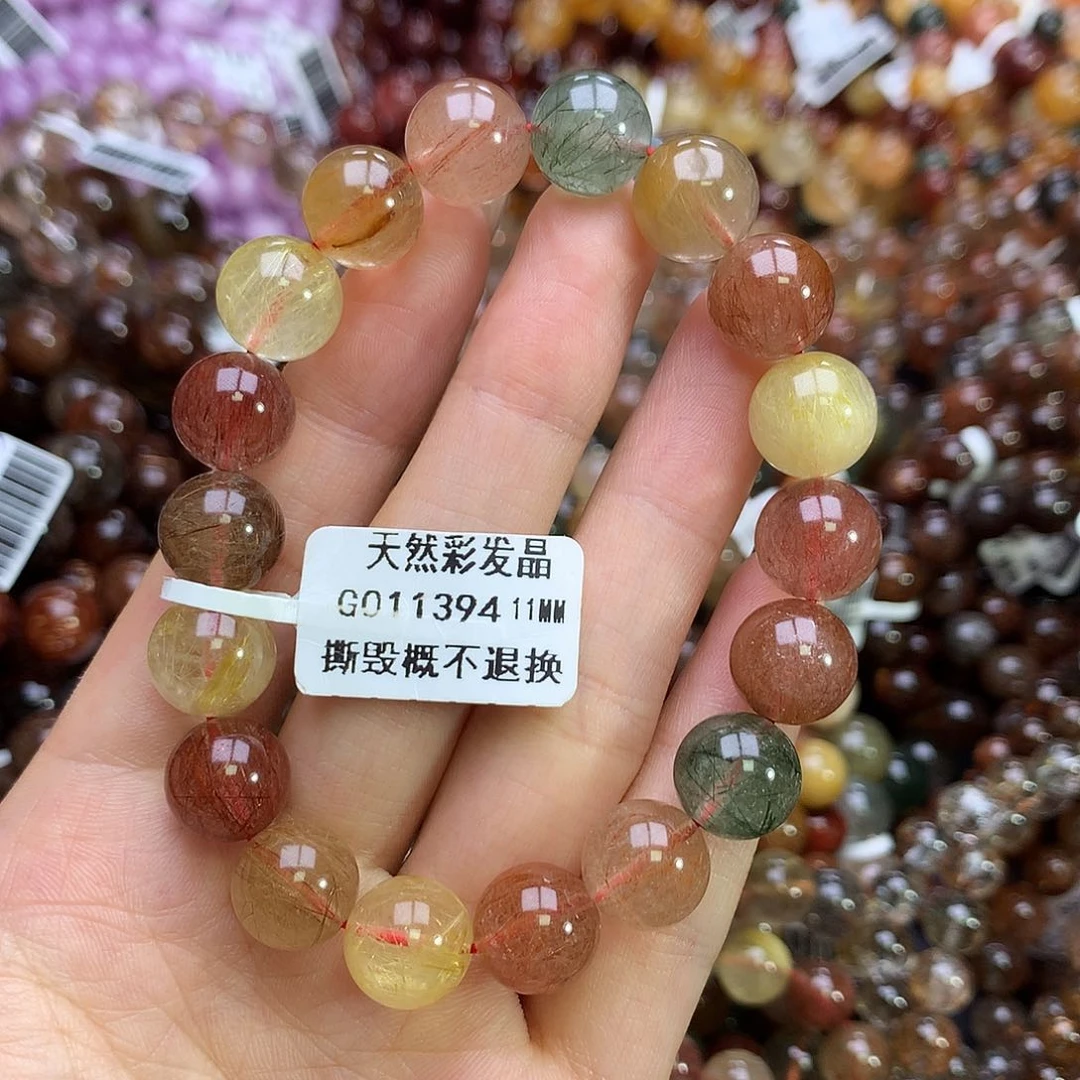 水晶手链未镶嵌，