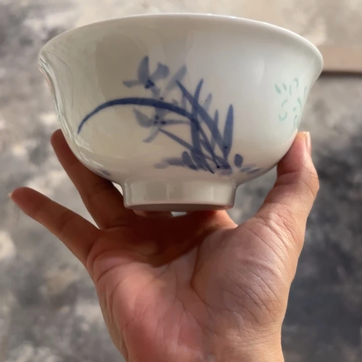青瓷景德镇陶瓷两只微瑕