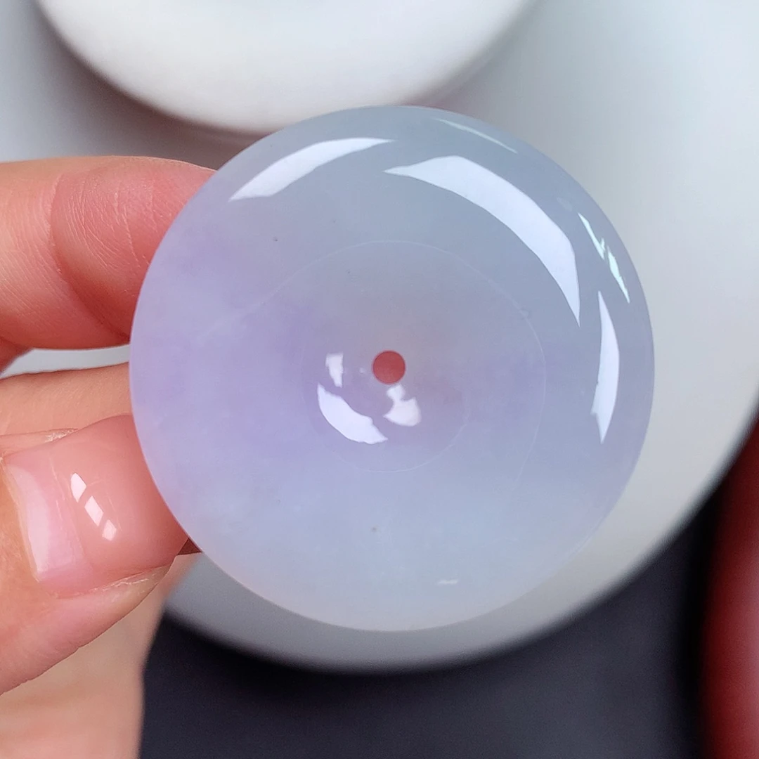 翡翠未镶嵌颈饰平安扣