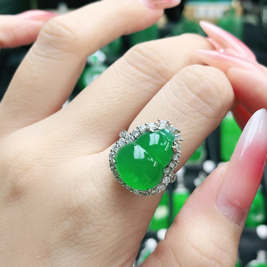 玛瑙/玉髓银S925镶嵌戒指