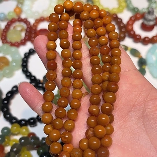 蛇纹石玉未镶嵌手串