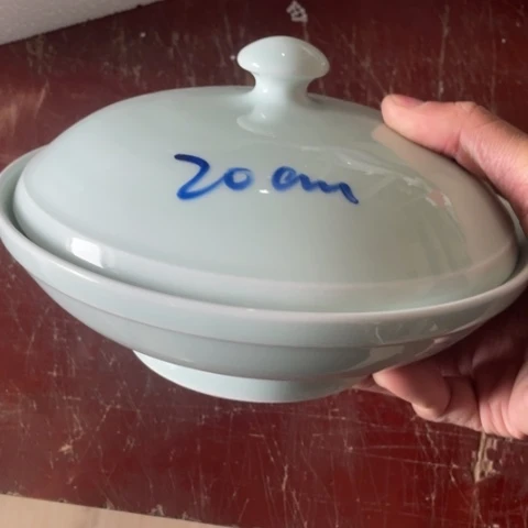 景德镇红叶陶瓷手工胎8英寸