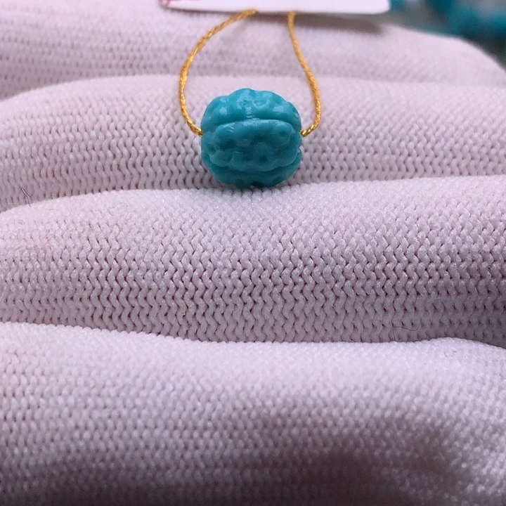 绿松石未镶嵌珠宝奇石9mm