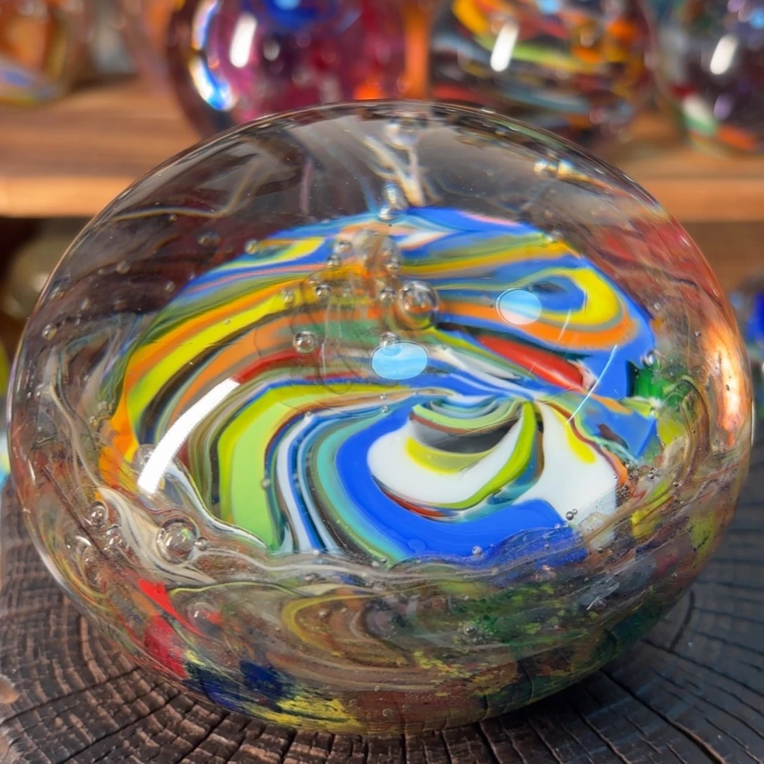 琉璃手工艺品瑕疵