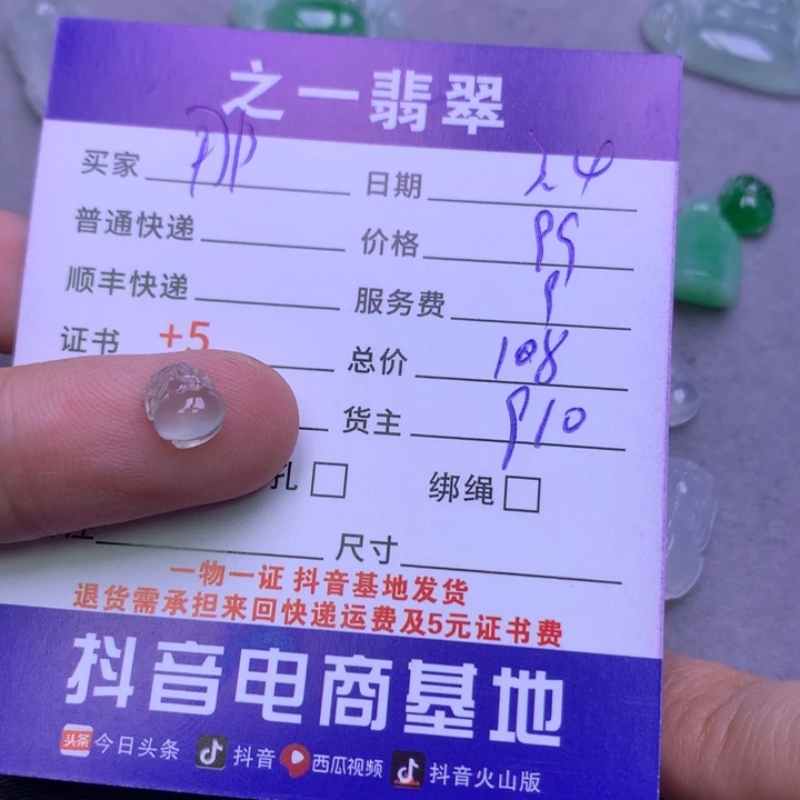 翡翠颈饰未镶嵌那****夏