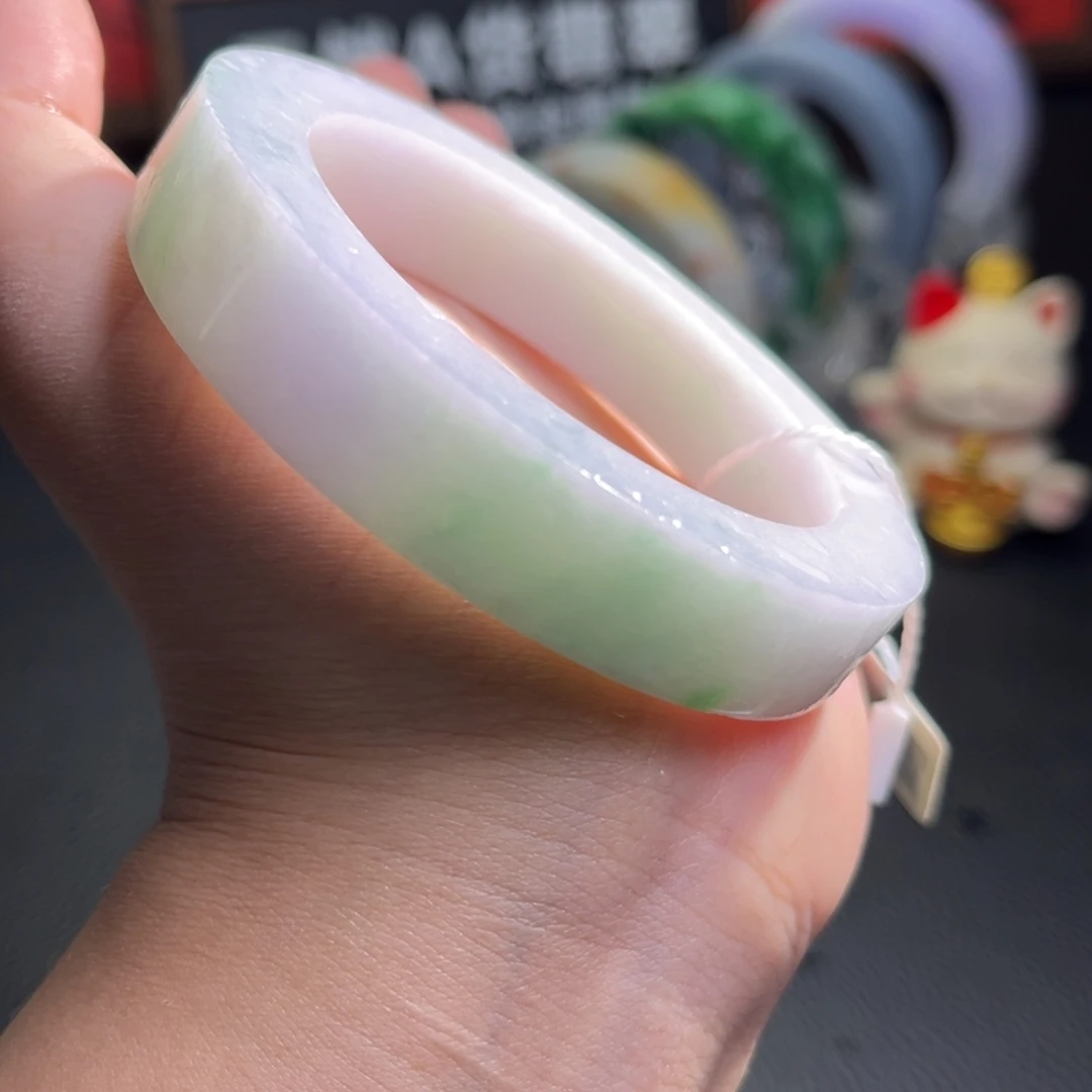 定制翡翠未镶嵌翡翠手镯定制不退不换