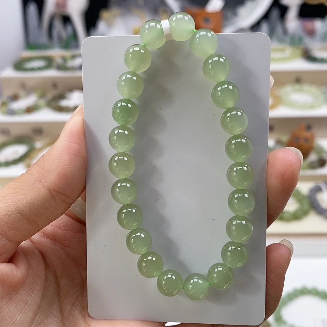 未镶嵌手串和田玉水***芳