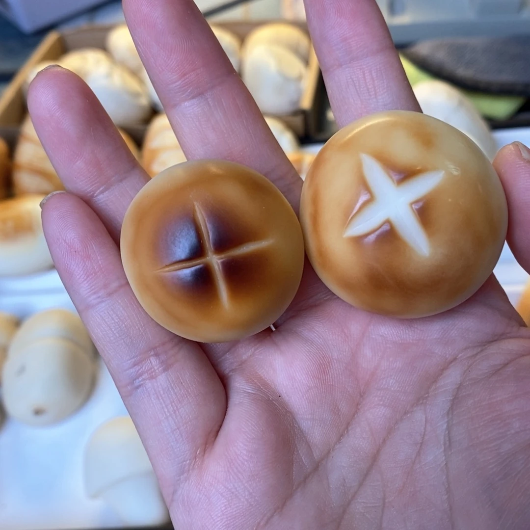 菩提根/象牙果把件沫*象牙果定制2个香菇包