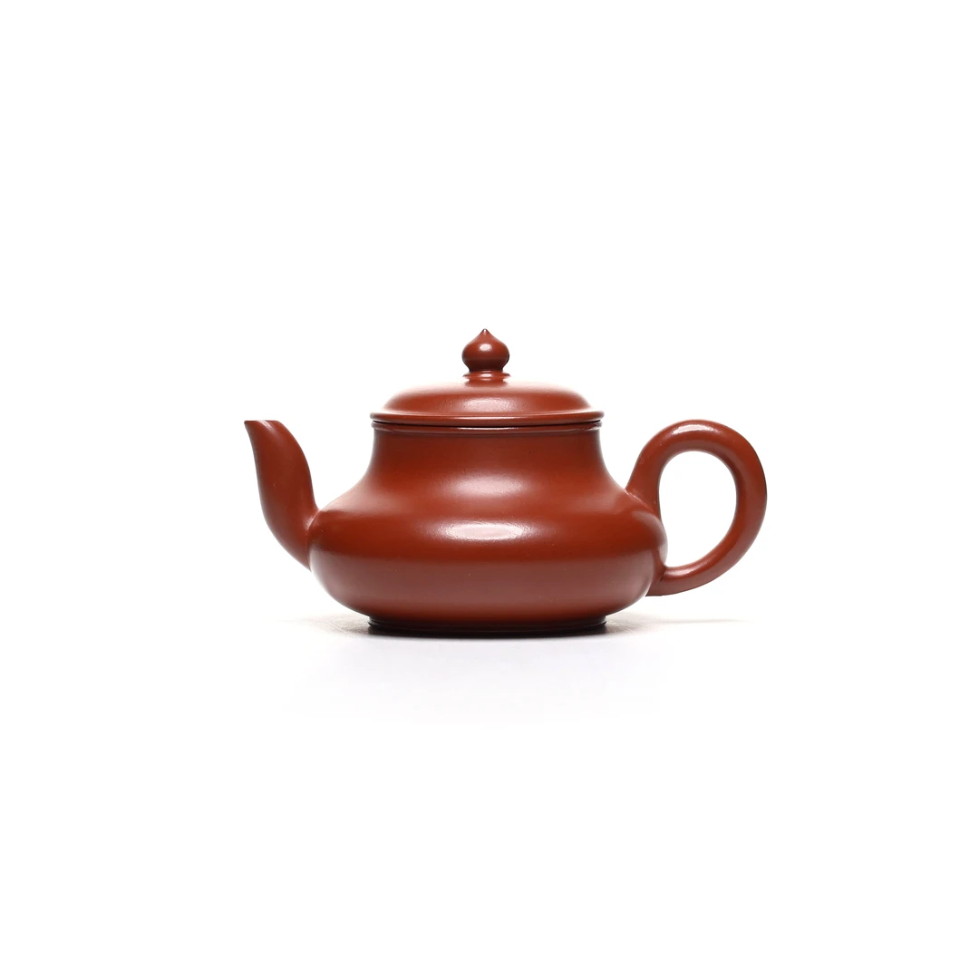 秋闻 朱泥 君德 100cc 宜兴紫砂壶手工茶壶