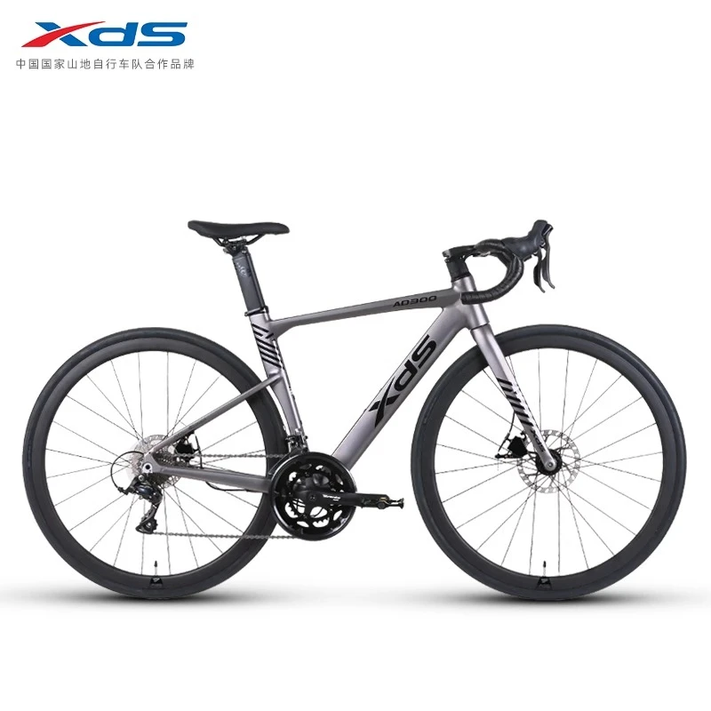 XDS/喜德盛AD300桶轴弯把竞速公路车18速线拉油碟X6超轻破风车架