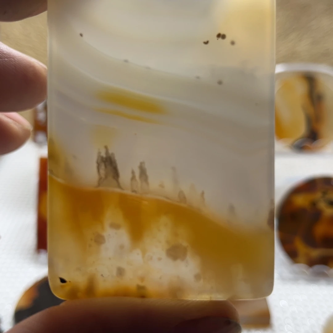 玛瑙/玉髓未镶嵌吊坠(不含链)