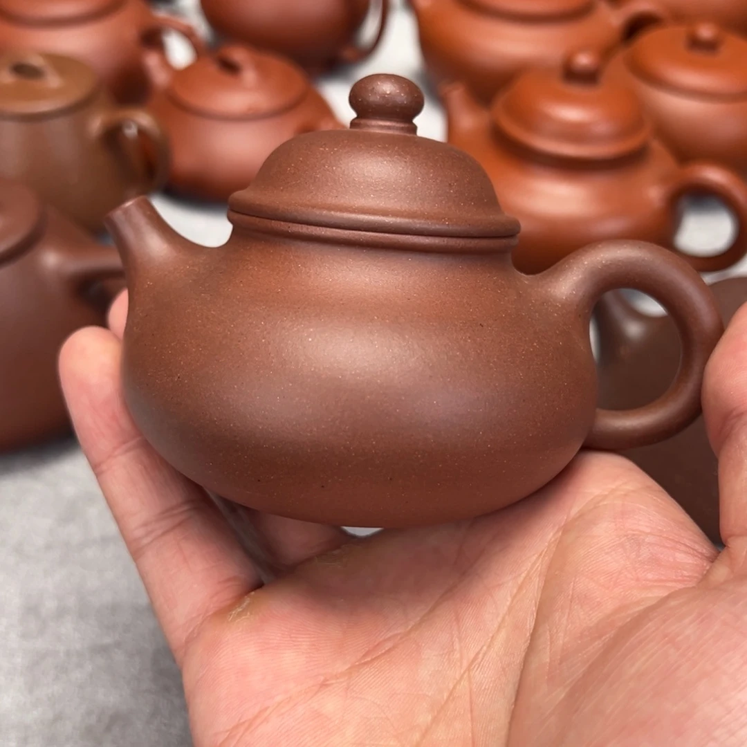 茶壶紫砂林**生老紫泥容天