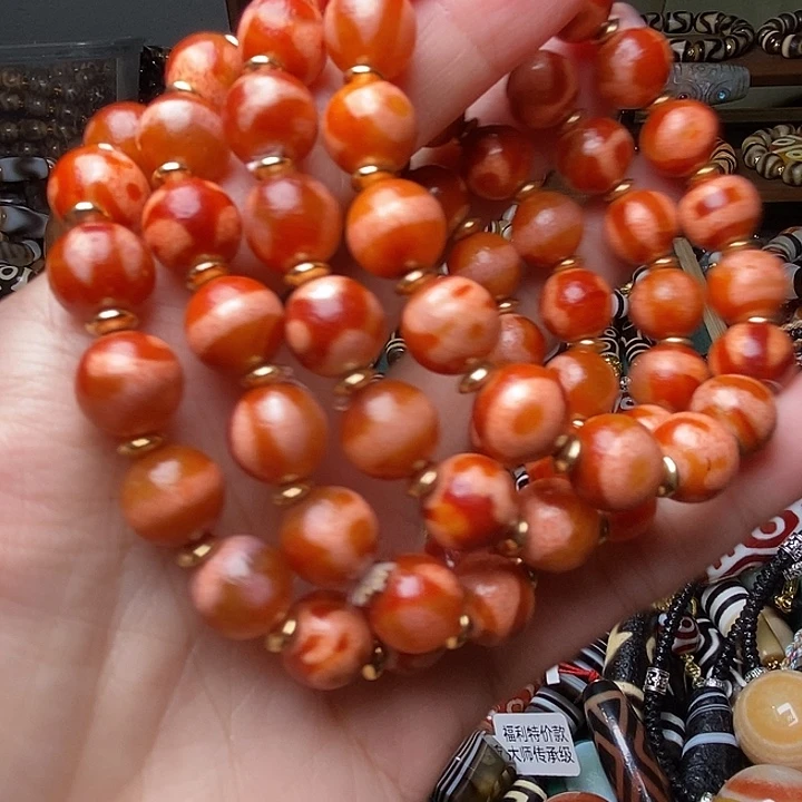 玛瑙/玉髓未镶嵌手链发一条