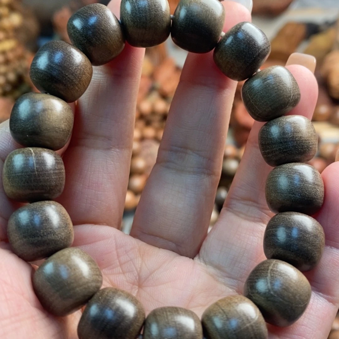 手串/手链檀香木印度迈索尔老山檀大瑕疵奶香12.13