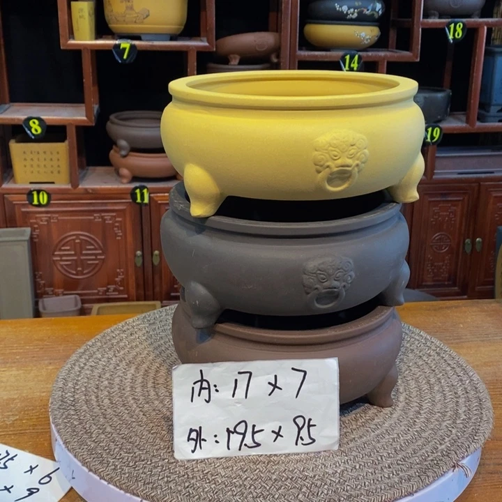 紫砂花盆紫砂花盆