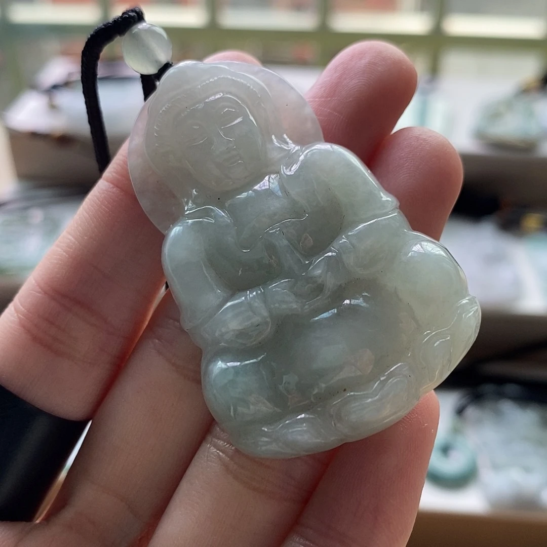 【闪购商品】颈饰未镶嵌翡翠天然缅甸A货翡翠