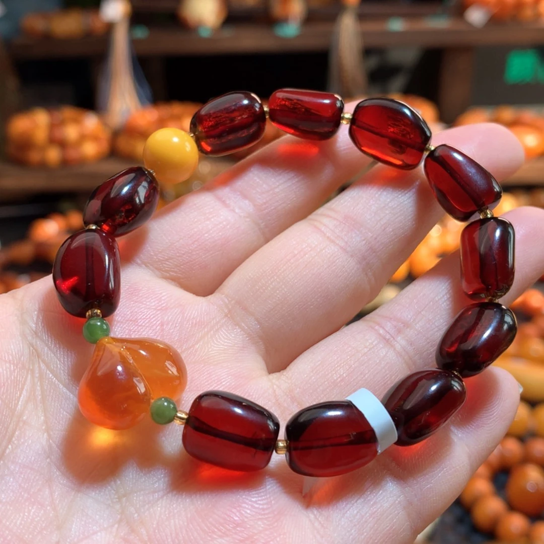 【闪购商品】手串血珀未镶嵌血珀手串