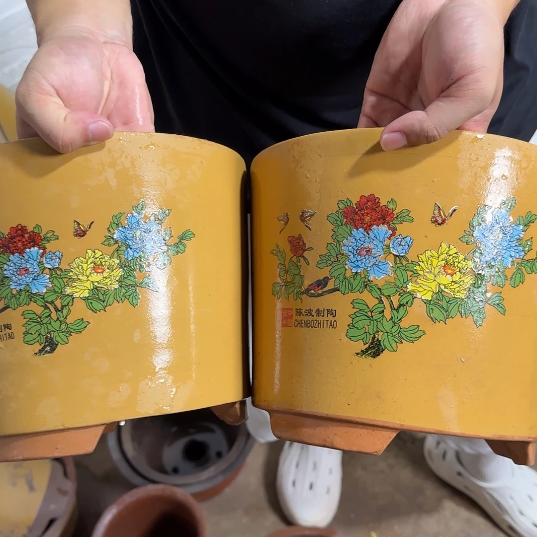 紫砂花盆紫砂口径20