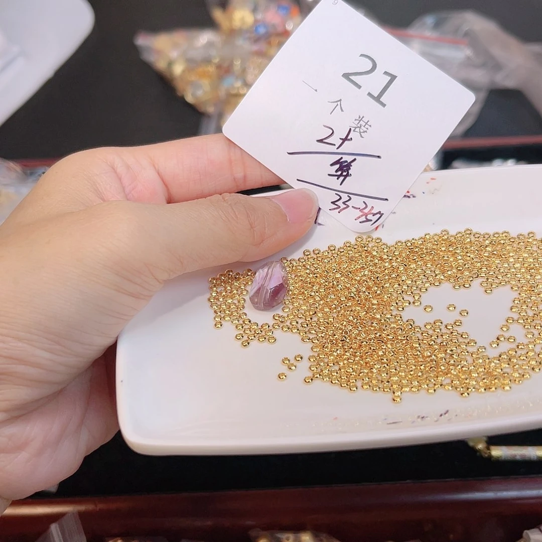 紫晶珠宝半成品银S925镀金镶嵌21