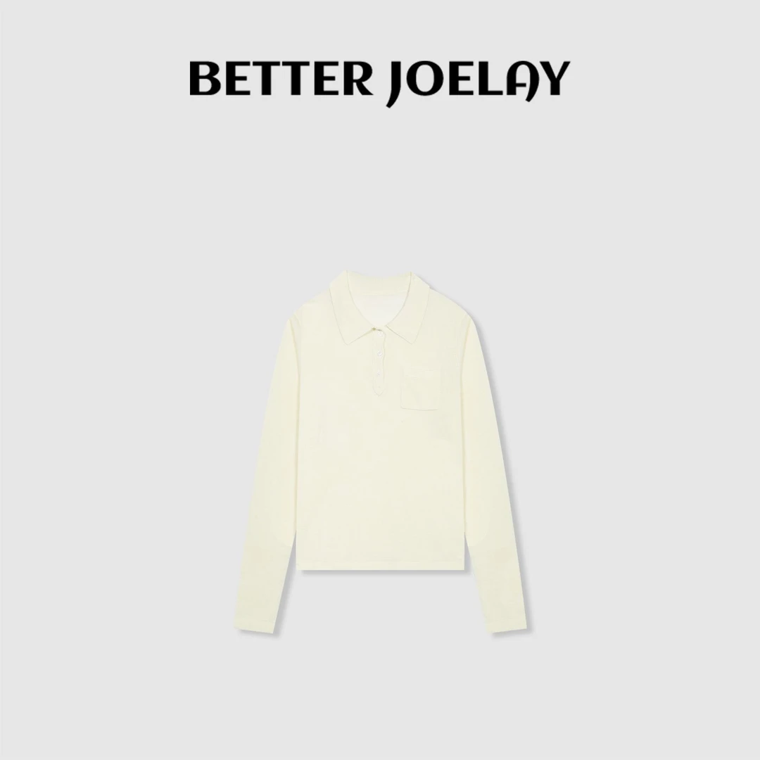 BETTER JOELAY-【思念浓度】时尚百搭简约T恤长袖潮流休闲风WS92265