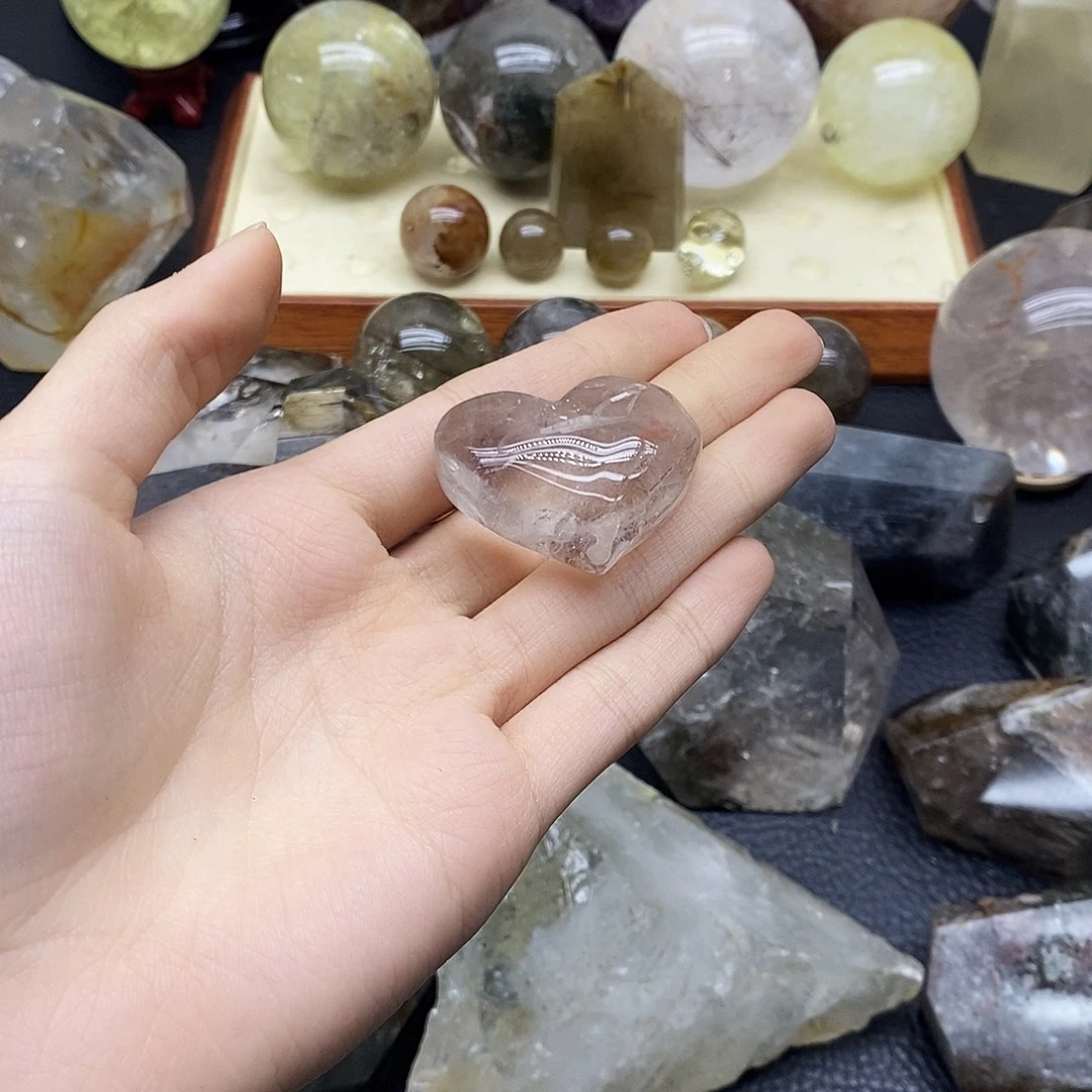 水晶未镶嵌珠宝半成品128水晶石