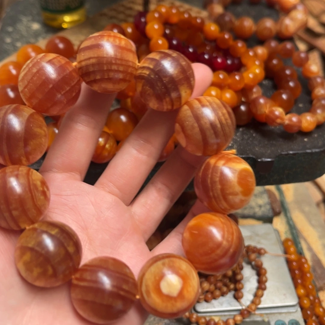 王****手串/手链松木（琥珀木）2.5发6颗
