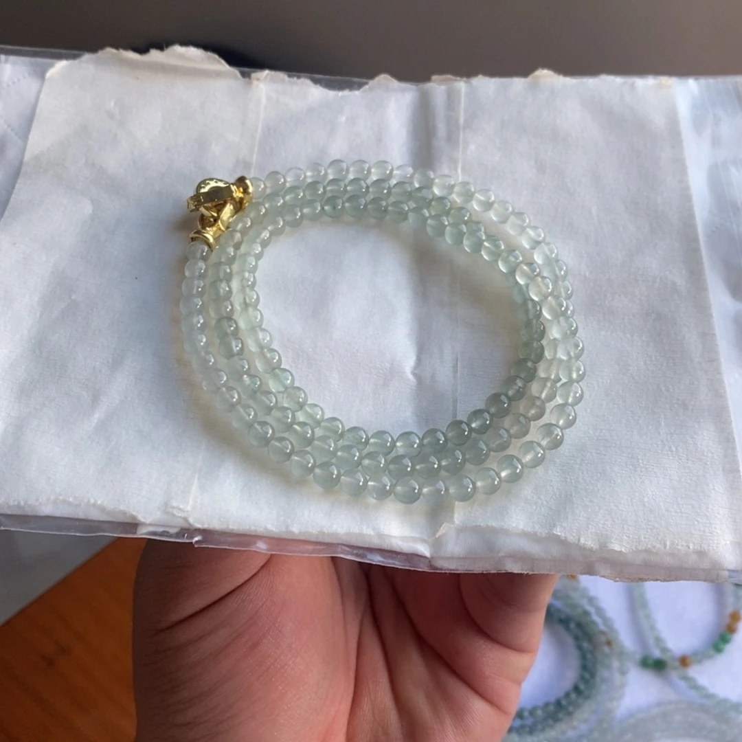 定制翡翠未镶嵌46 缅甸翡翠A货卡4.7