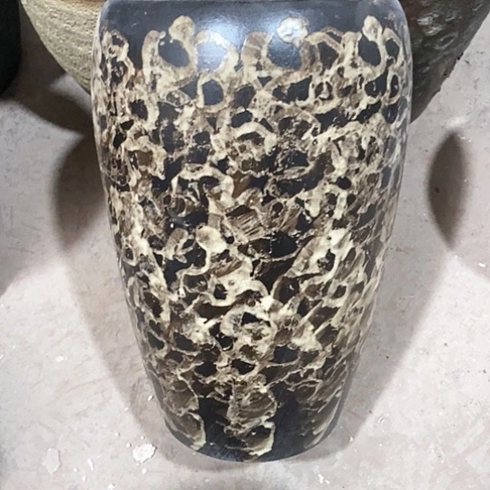 紫砂花盆口17高度32黑姹