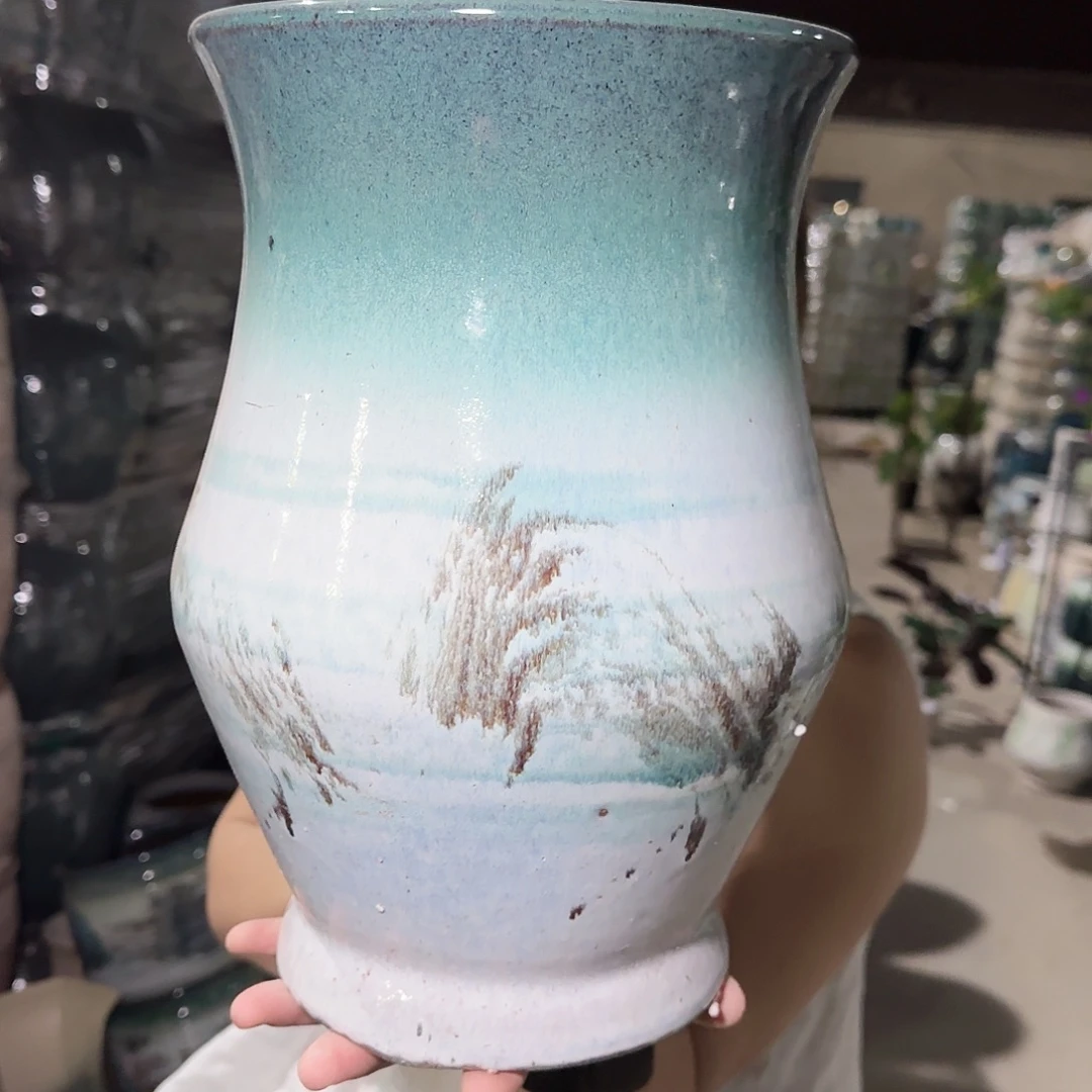 紫砂花盆高30口20