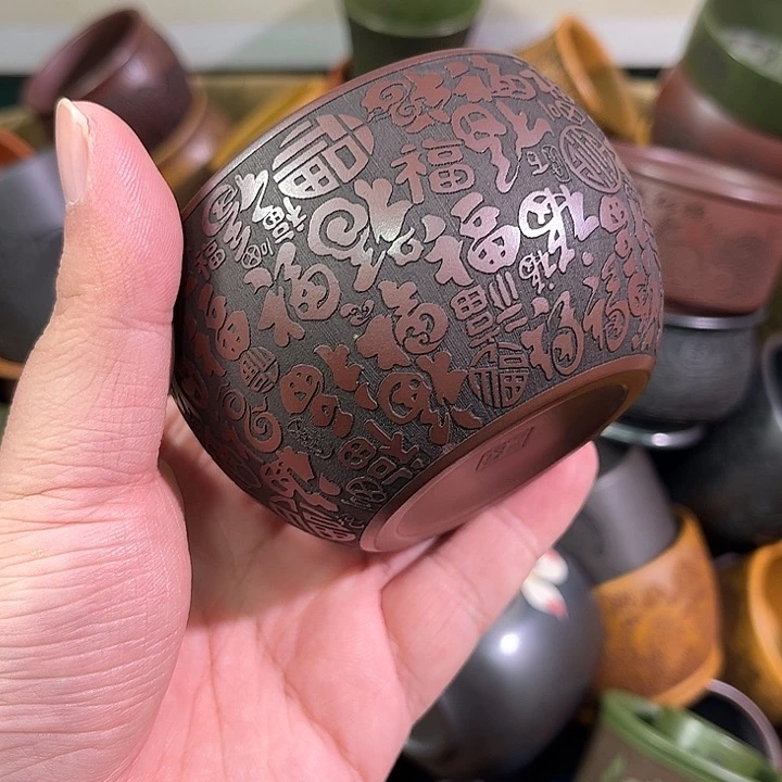 茶杯紫砂全手工紫砂主人杯