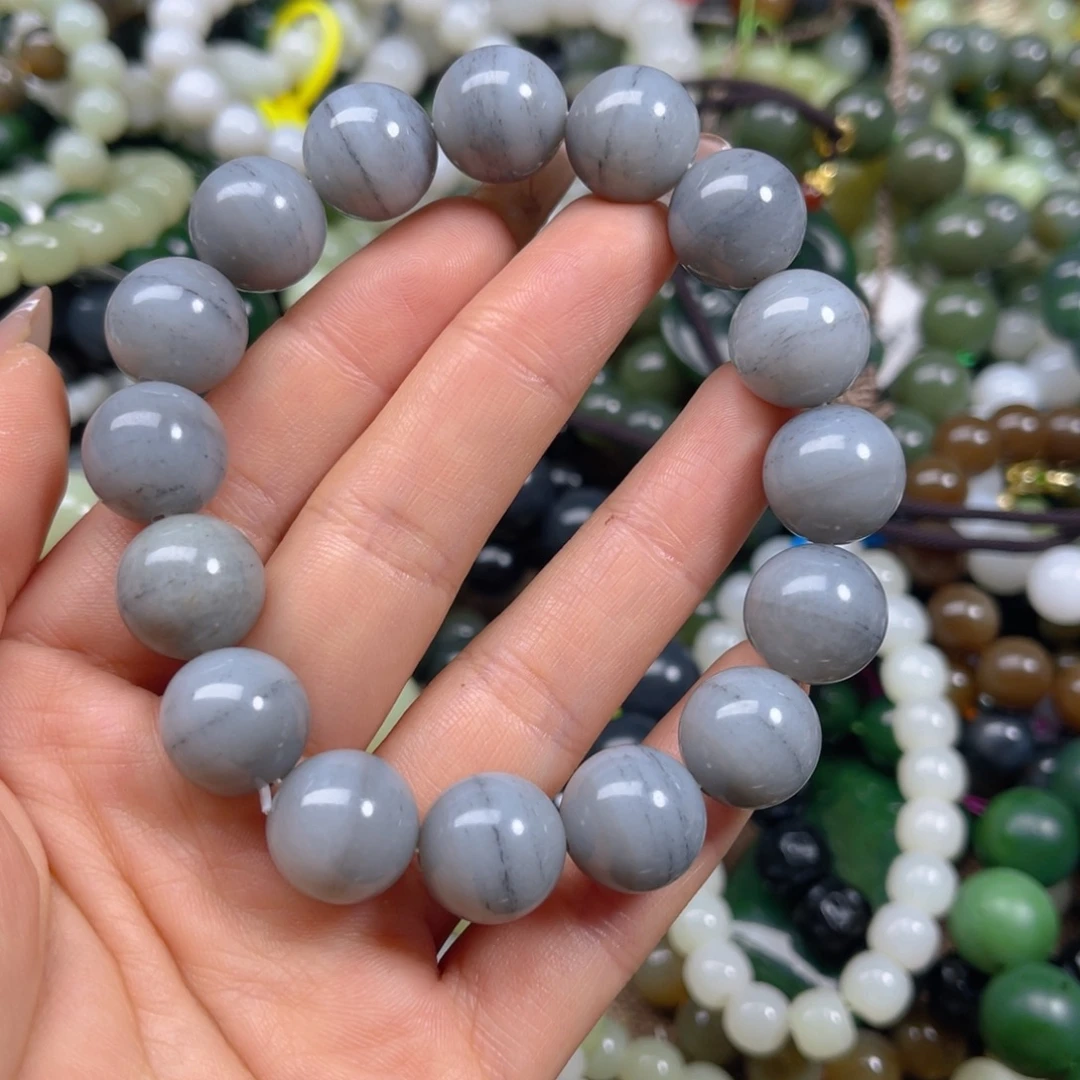 和田玉未镶嵌手链