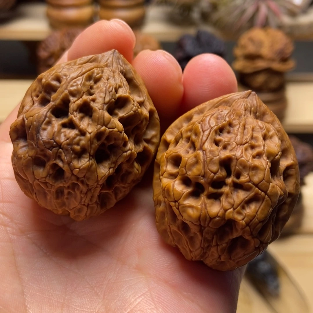 把件文玩核桃鸡血石41