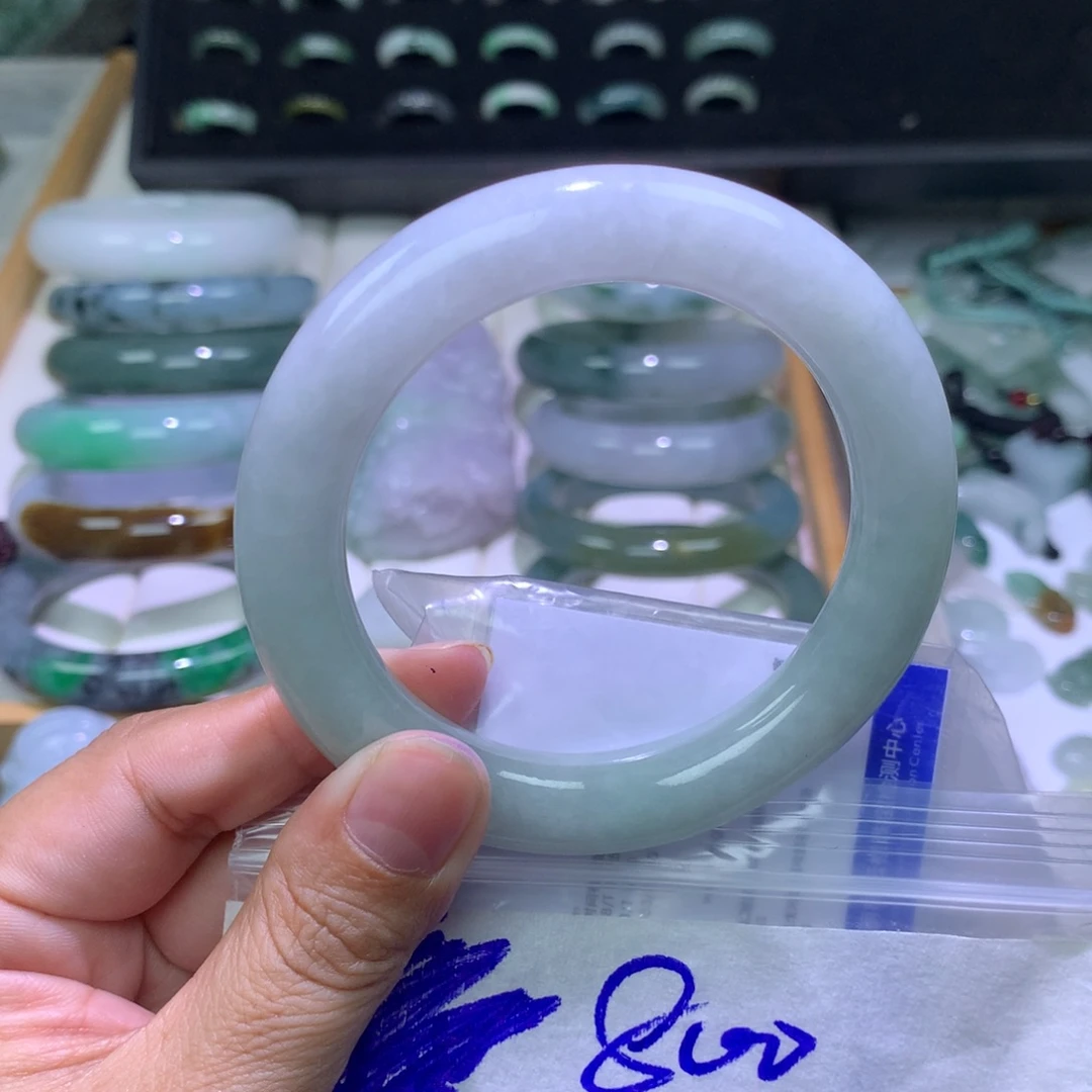 未镶嵌定制翡翠手镯55