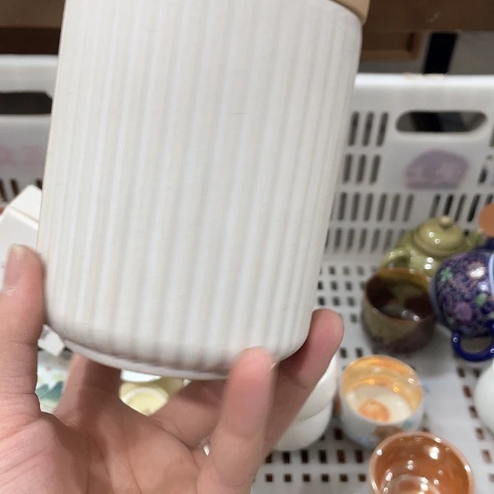 陶瓷茶具全部清清完回家过年