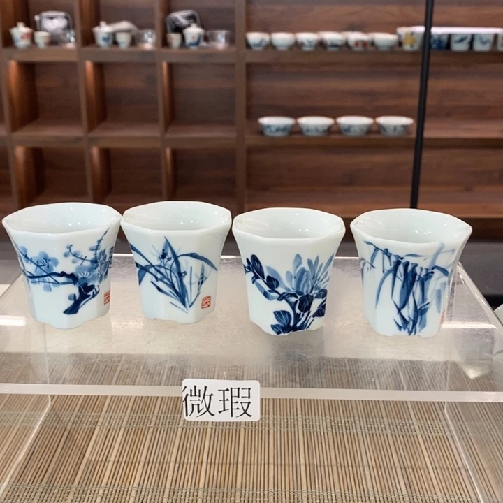 釉下老陶泥手工绘制