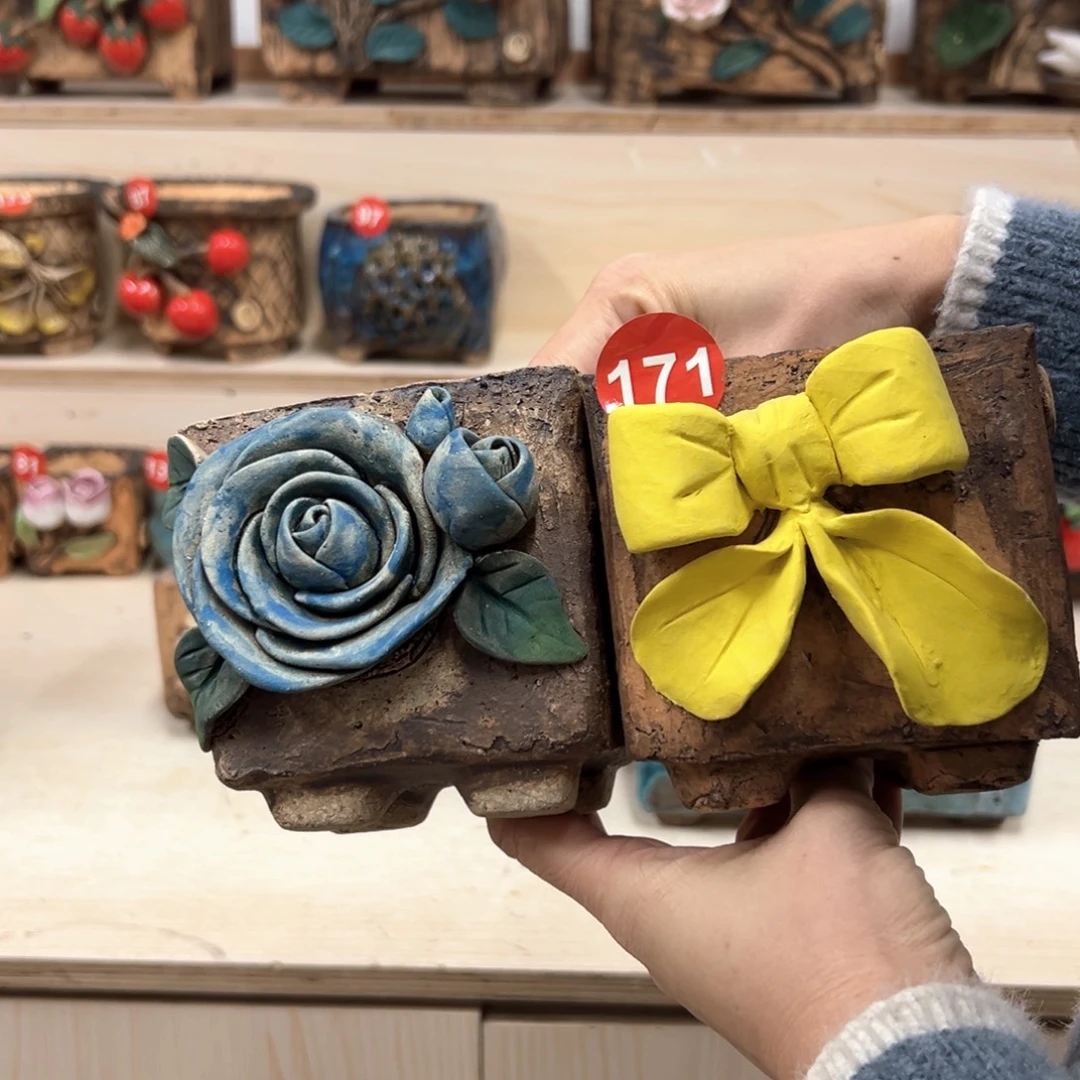 转***无花盆紫砂2个盆福利上