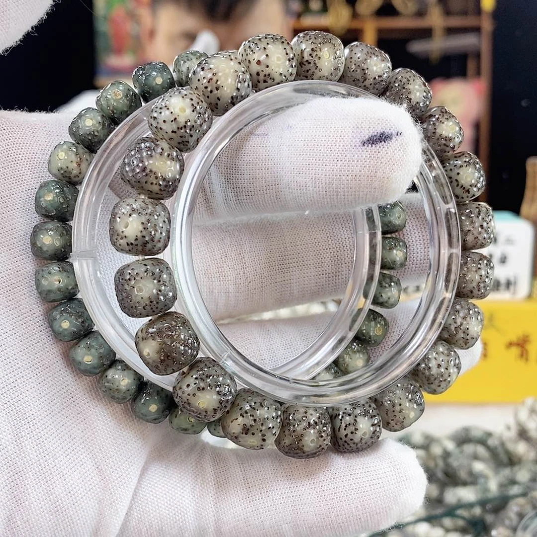 星月菩提手串爱*星月菩提雕刻手串