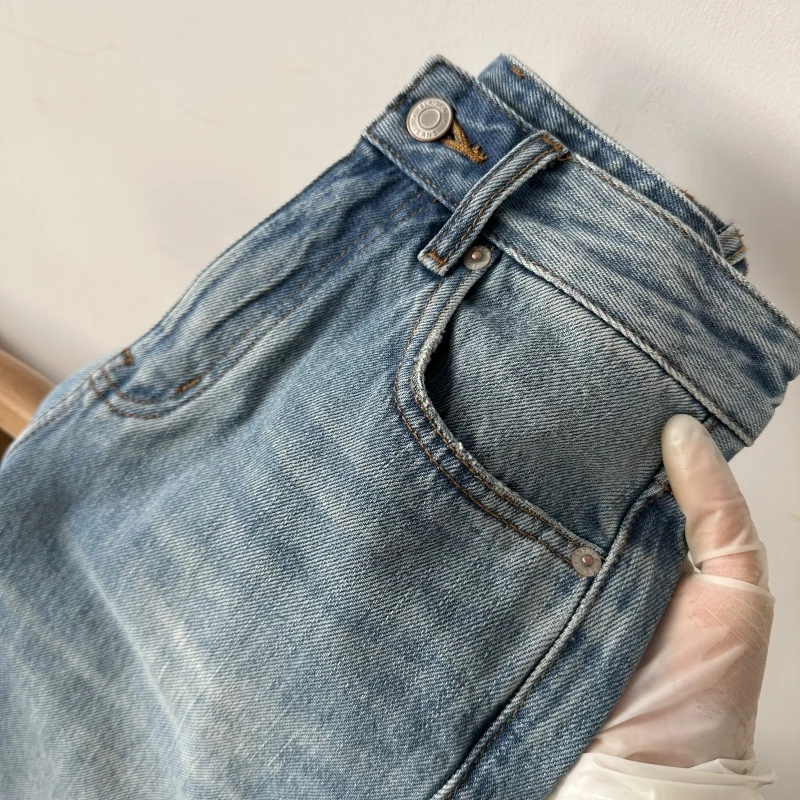 【岁月】2025新春 植物环保水洗无弹法棍裤