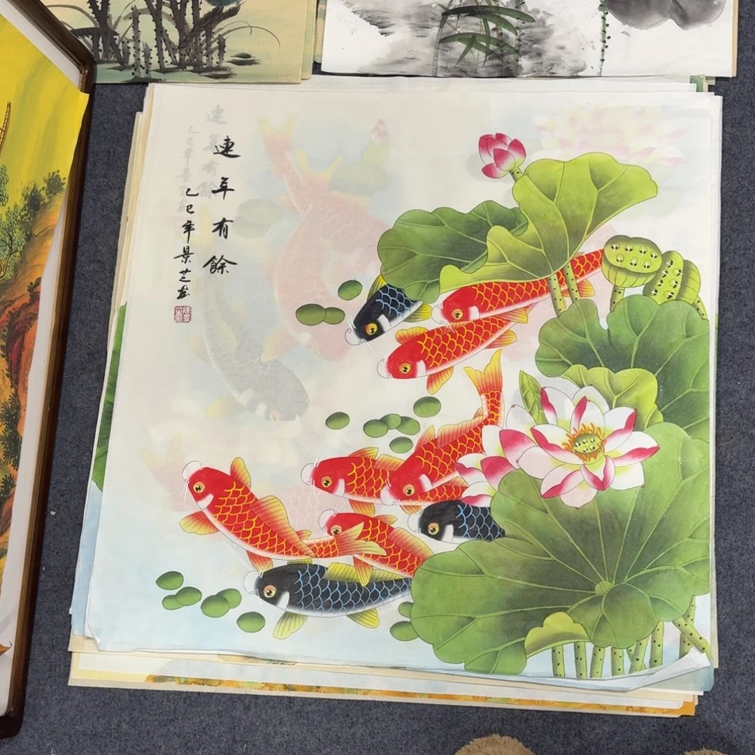 国画68×68工笔手绘画画画