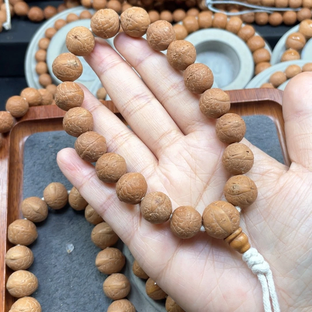 凤眼菩提手串L135-K03凤眼菩提小14+同树红皮